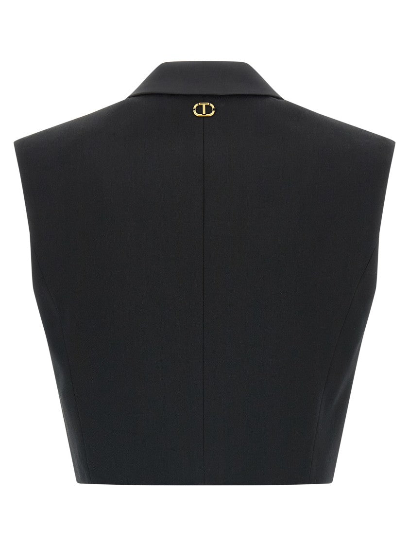 Twin-Set Cropped Vest