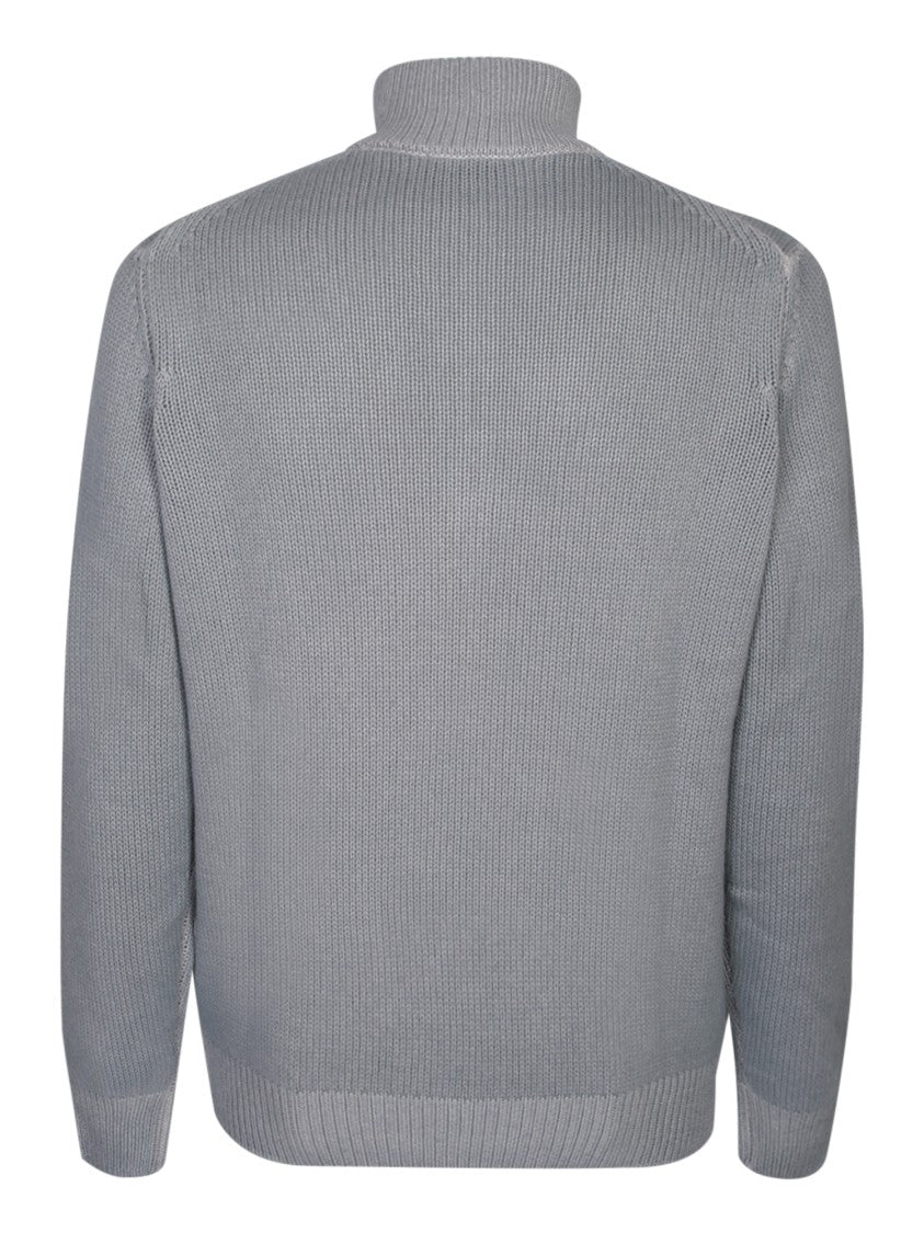 Dell'oglio Beige Half-Zip Knitwear