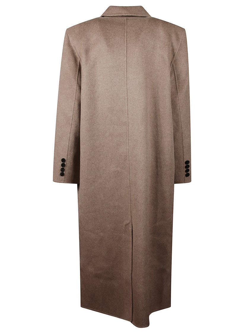 The Frankie Shop Gaia Double-Breasted Coat