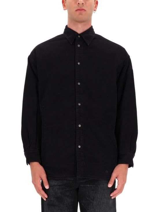 Diesel Long-Sleeve Black Casual Shirt