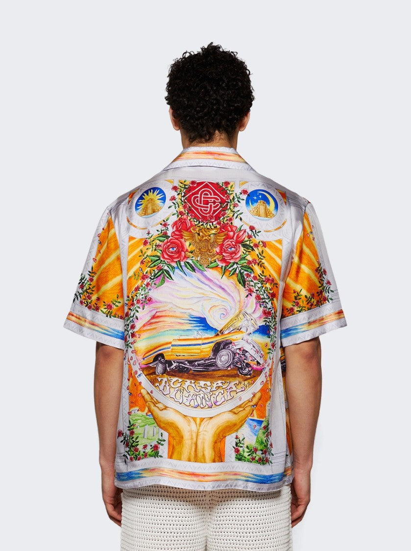 Casablanca A Tournade De Rose Shirt Multicolor