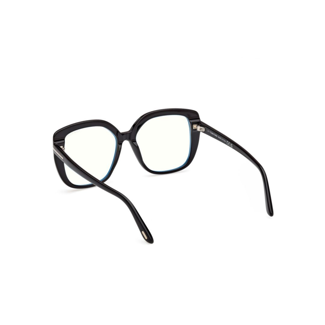 Tom Ford Ft6043-B Oversized Square Frame Acetate Eyeglasses
