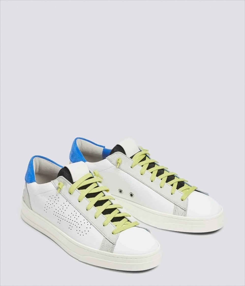 P448 Low-Top Sneakers With Perforated Logo And Accents