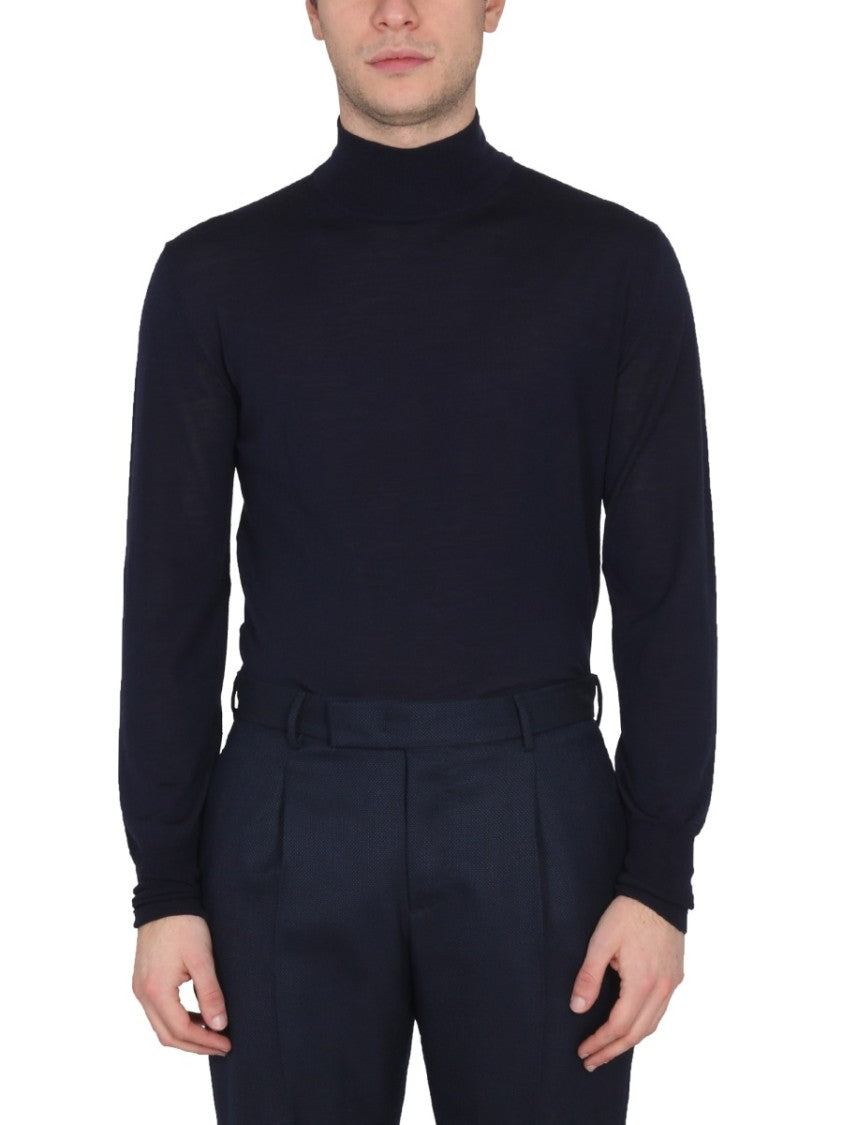 Pt Torino Fitted Turtleneck Shirt