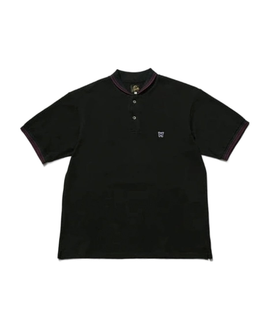 Needles Mandarin Collar Polo Shirt