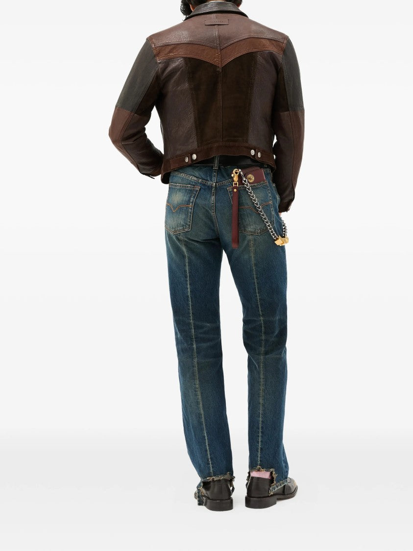 Versace Blue Shibuya Non-Stretch Vintage Denim Jeans