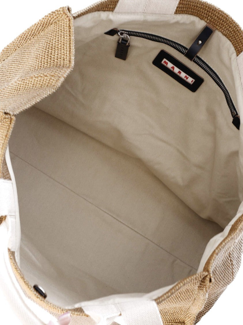 Marni Large Tote Bag "East/West" – Brown