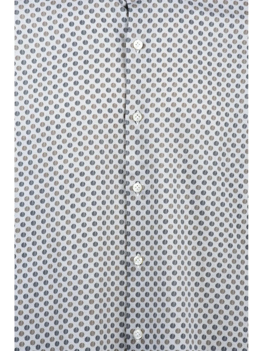 Sonrisa Fior Di Cotone Sonrisa Fior Di Cotone Shirt With Classic Collar And Subtle Pattern