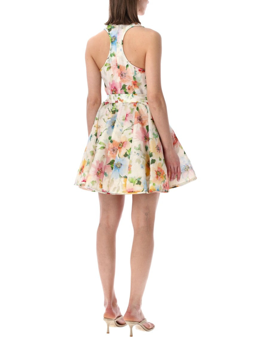 Zimmermann Structured Halter Seta Mini Dress