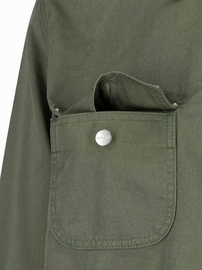 Carhartt Wip Boxy Cotton Jacket With Button-Up Front