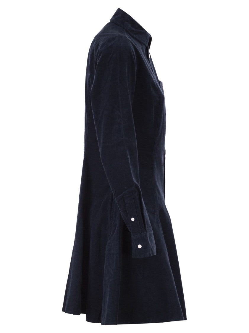 Polo Ralph Lauren A-Line Shirt Dress In Corduroy