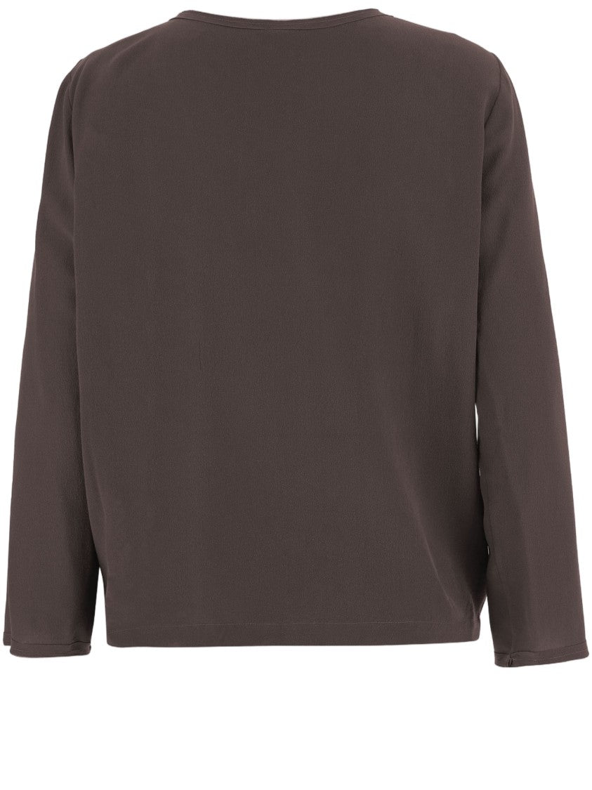 Q-Wins Silk Knit Sweater
