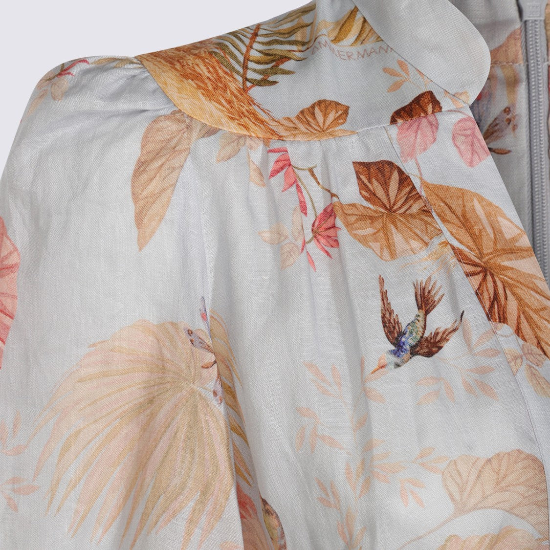 Zimmermann Multicolor Linen Dress