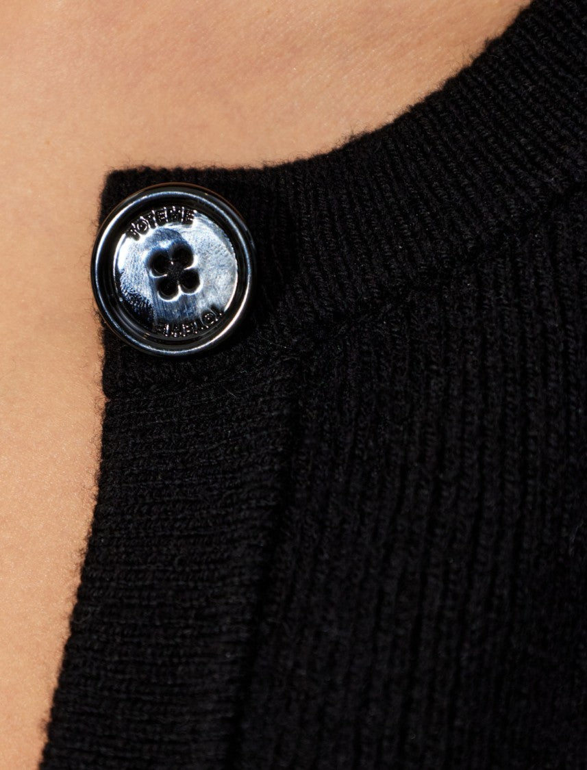 Totême Cropped Oversized Cardigan