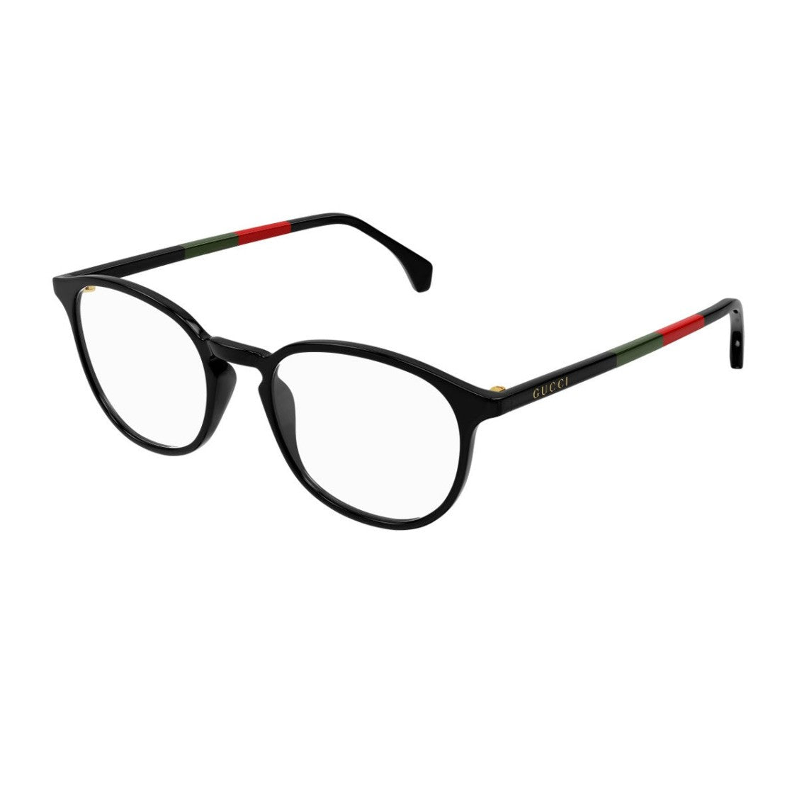 Gucci Black Gg0551o Institutional Logo Acetate Round Sunglasses