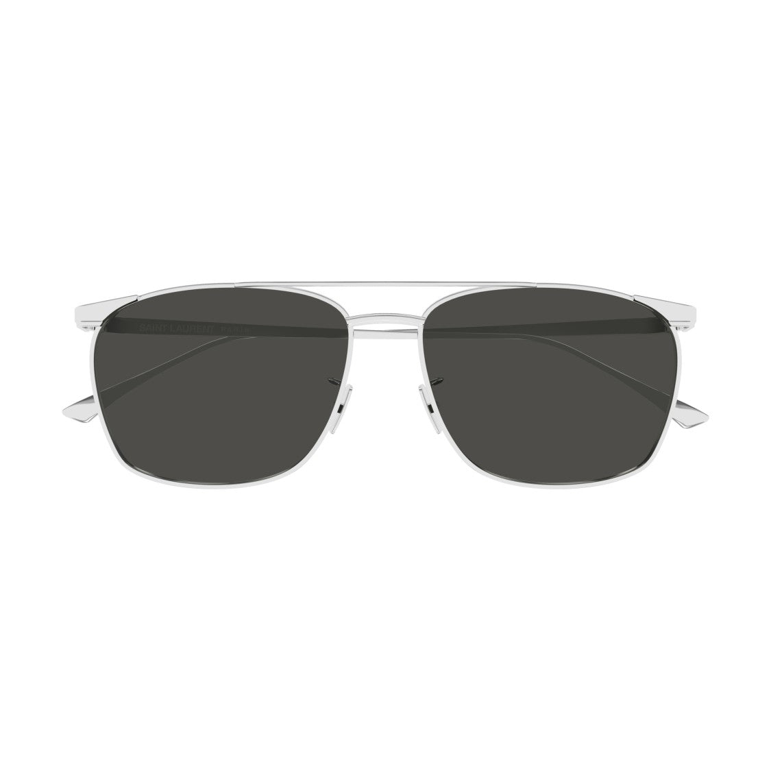 Saint Laurent Sl 796 Vincent Rectangular Silver Metal Sunglasses