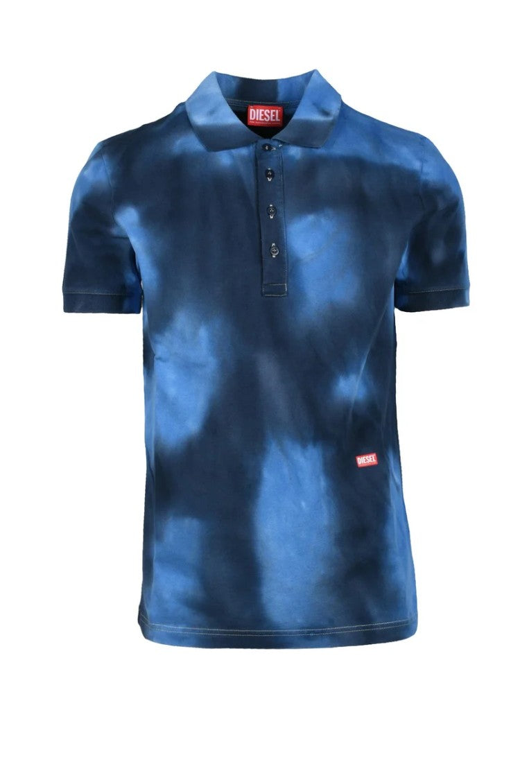 Diesel Blue Cotton Polo