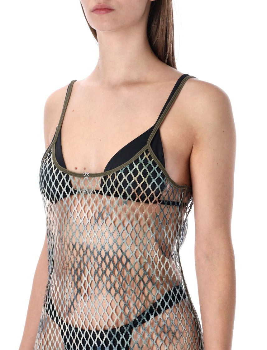 Diesel Gaya Mesh Beach Long Dress