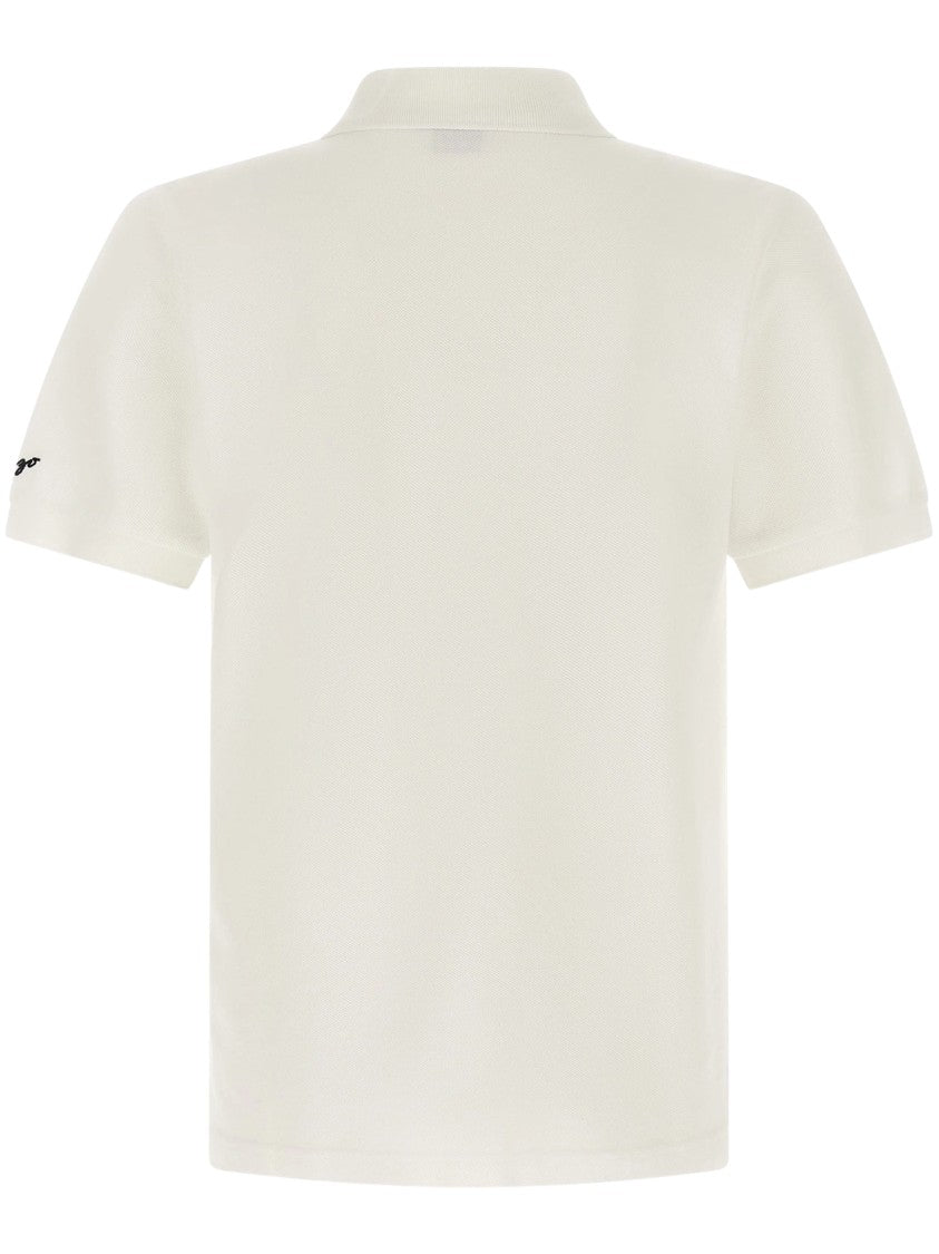 Kenzo Jumping Tiger Embroidered Slim Polo Shirt
