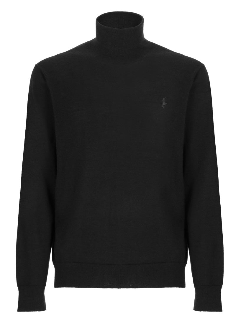 Polo Ralph Lauren Black Wool Sweater