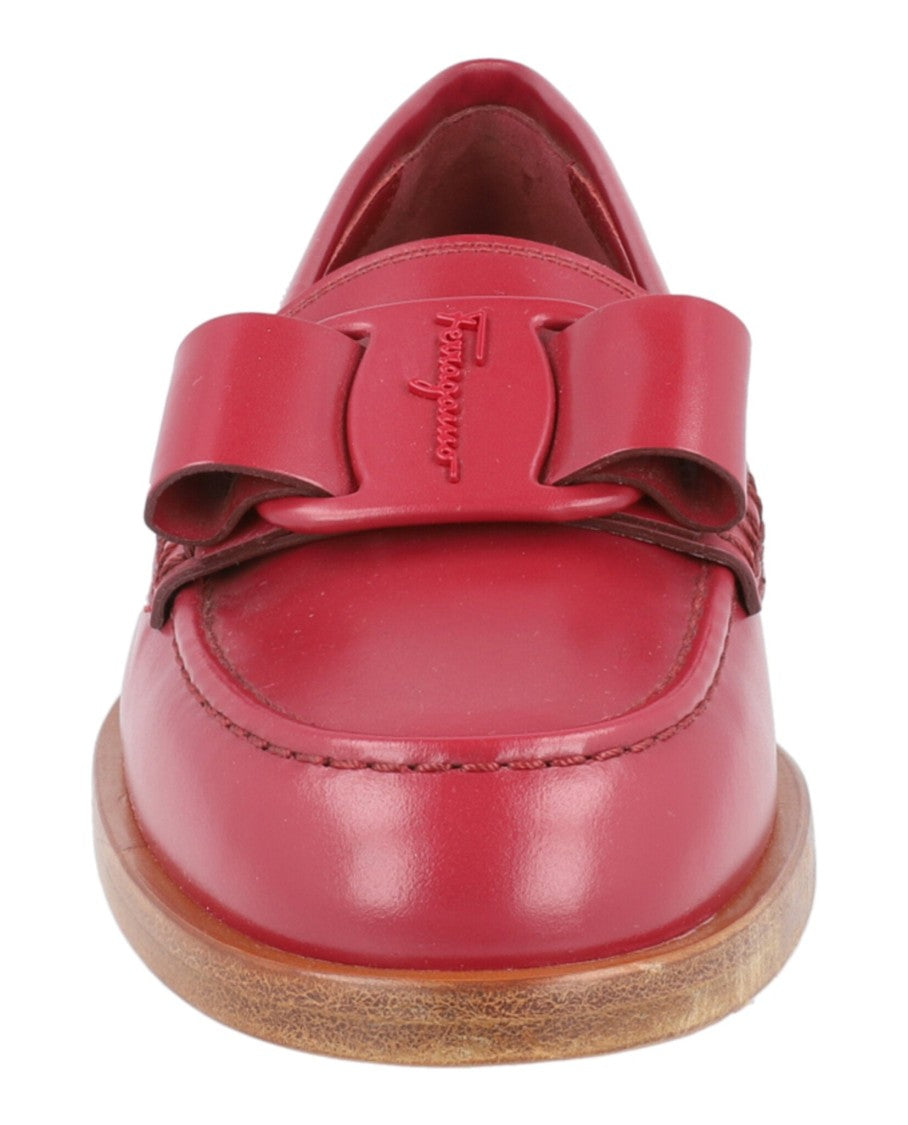 Ferragamo Vivaldo Leather Loafer