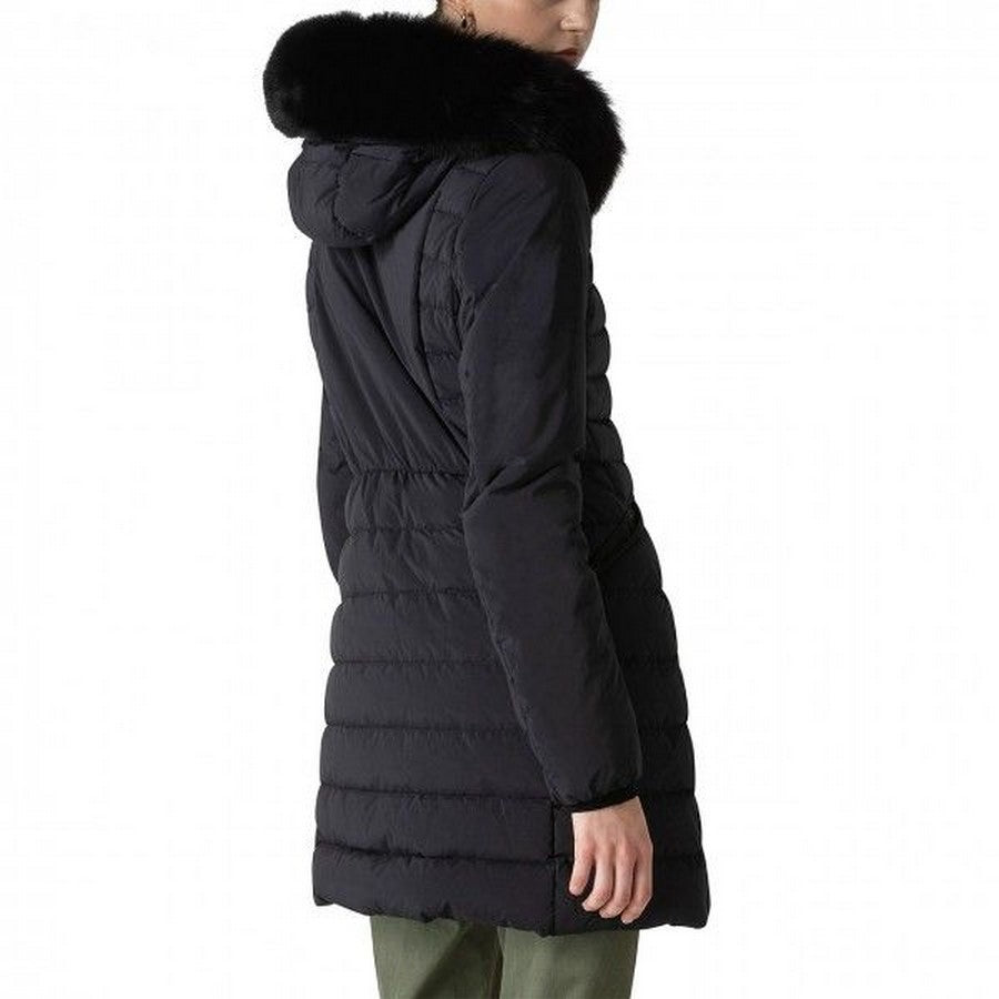 Peuterey Padded Jacket With Faux Fur Collar And Quilted Design