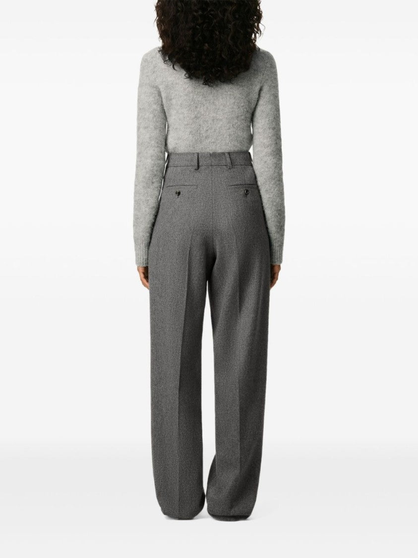 Ami Wide Wool Trousers