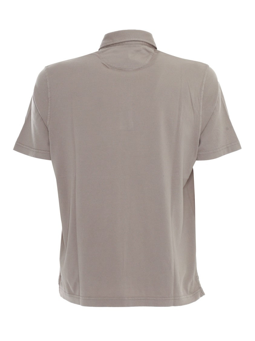 Fedeli Short-Sleeved Knitted Polo Shirt With Classic Collar