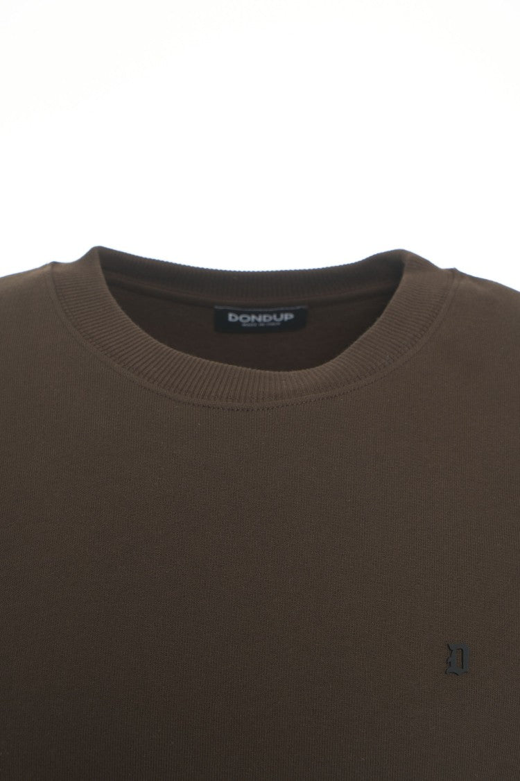 Dondup Timeless Brown Crew Neck Sweatshirt