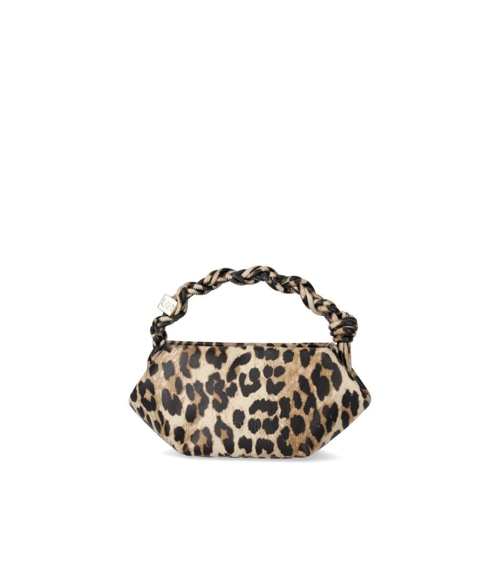 Ganni Bou Mini Animal Print Handbag