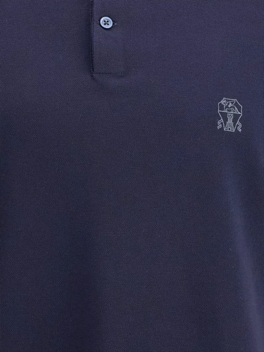 Brunello Cucinelli Smooth-Finish Short-Sleeve Polo Shirt With Tailored Fit