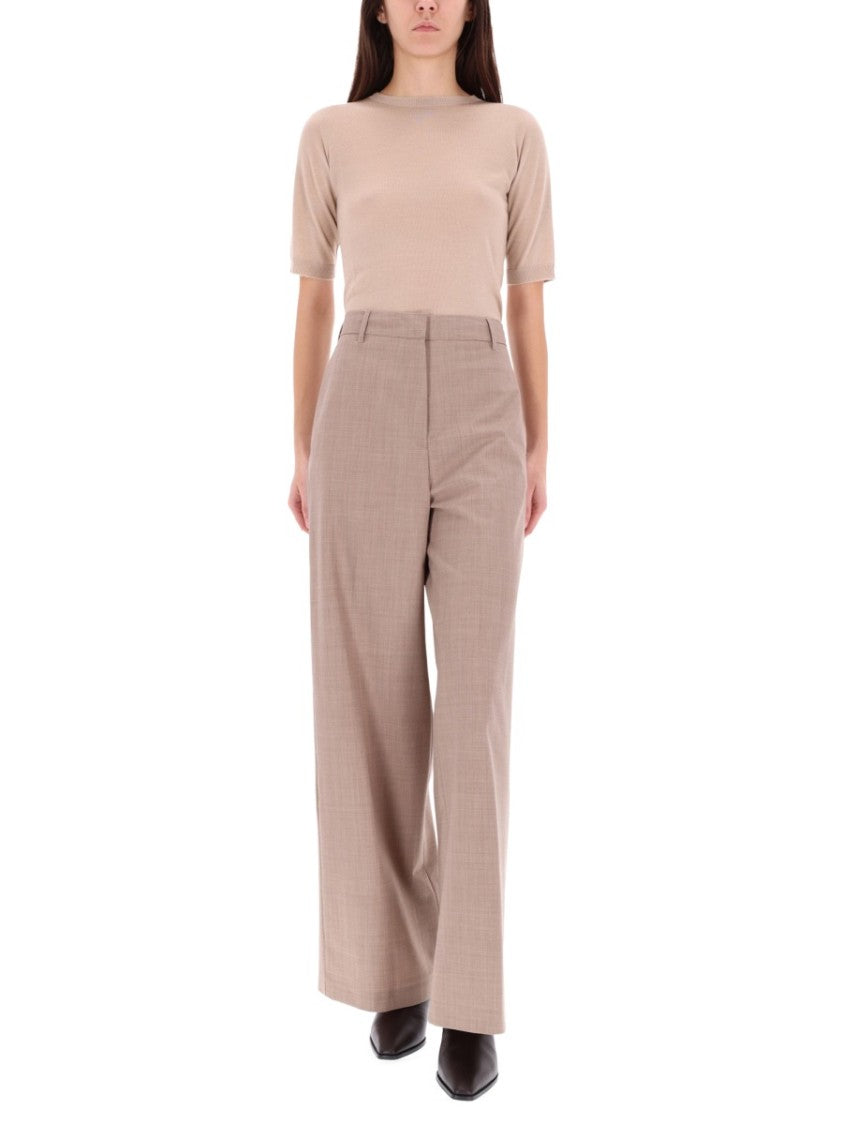 Fabiana Filippi High-Waisted Wide-Leg Trousers With Tailored Fit