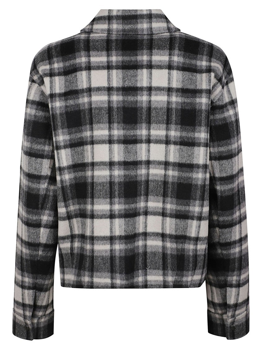 Woolrich Light Double Plaid Wool-Blend Shirt Jacket