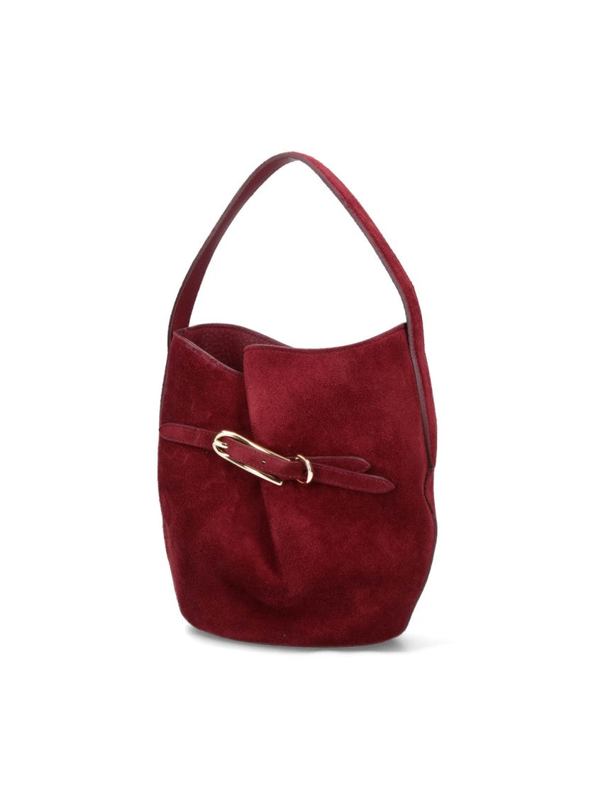 Liffner Mini "Belted Bag" Bucket Bag – Red