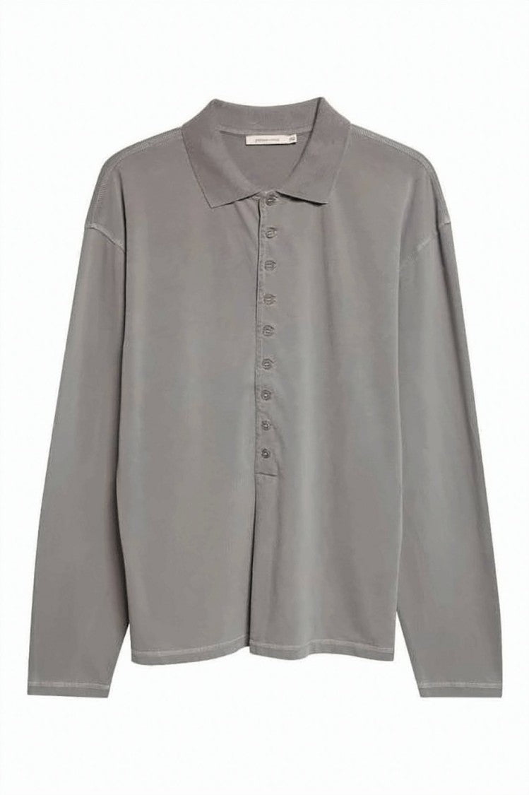 Paloma Wool Long-Sleeved Polo Shirt With Classic Collar And Relaxed Fit
