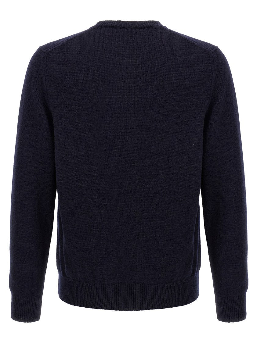 Zanone Crewneck Sweater In Soft Virgin Wool