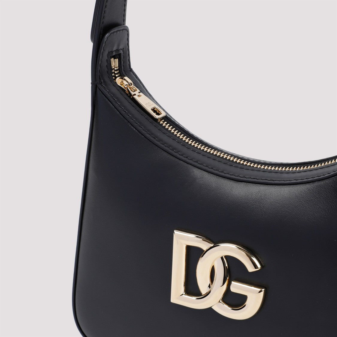 Dolce & Gabbana Black Leather Dg Bag