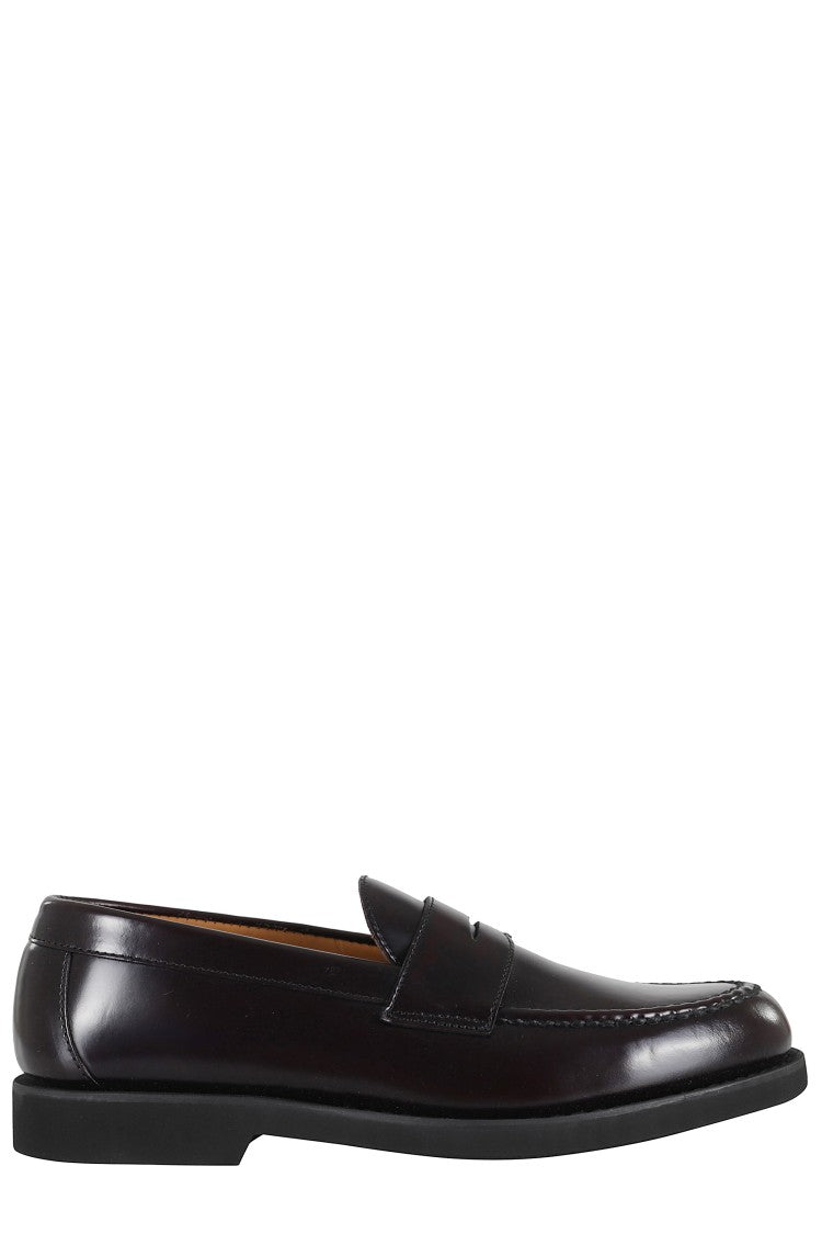 Sebago Burgundy Leather Ryan Brushed Loafers