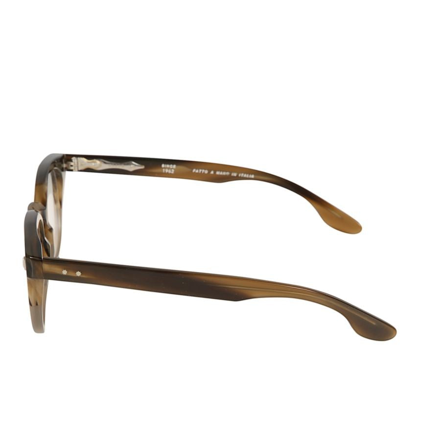 Kador Premium 11 Gradient Brown Tortoiseshell Eyeglasses With Metallic Accents