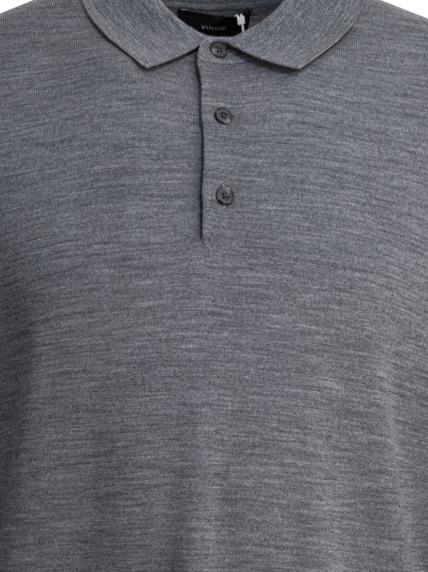 Vince Merino Wool Polo Shirt