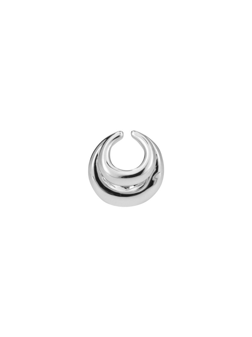 Panconesi Silver Blow Up Sculptural Ear Cuff