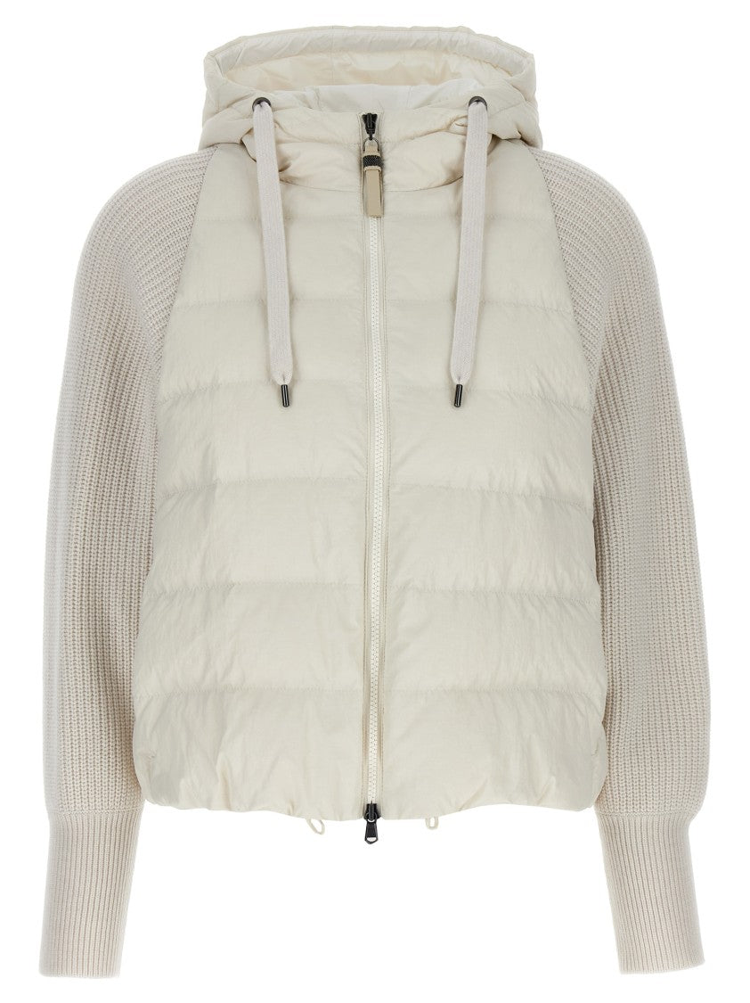 Brunello Cucinelli Two-Material Puffer Jacket