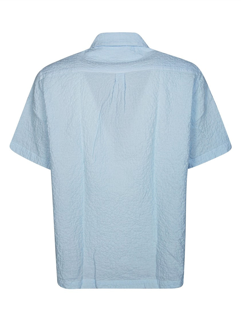 Altea Blue Hadley Seersucker Casual Shirt