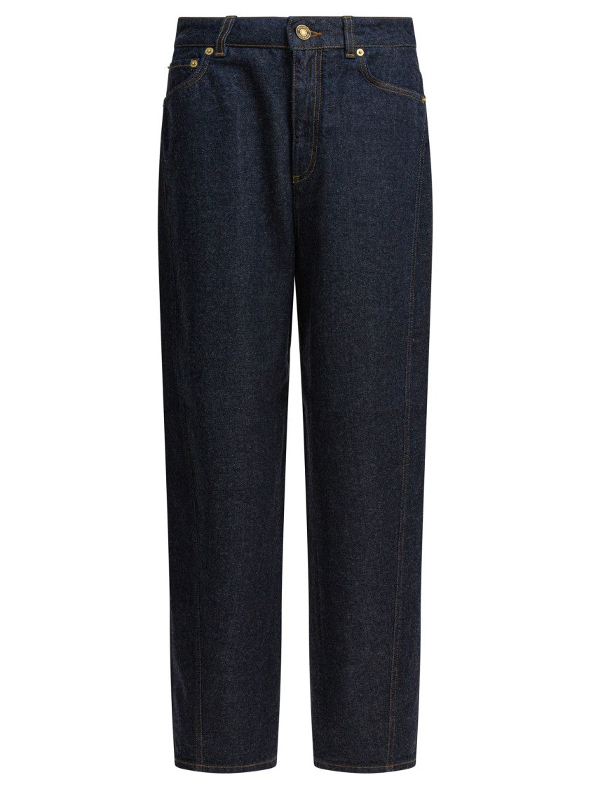 Givenchy Cocoon-Style Denim Jeans With Classic Five-Pocket Design