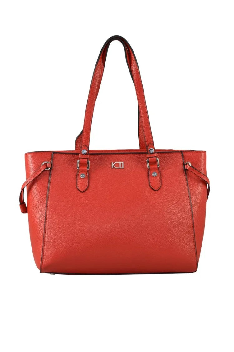 Kenzo Leather Shopper - Red