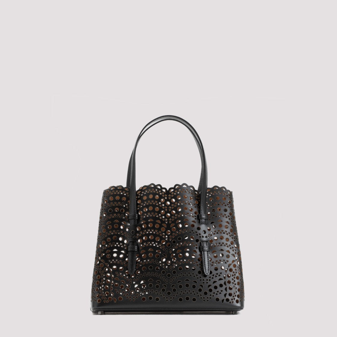 Alaïa Black Calf Leather Mina 25 Bag
