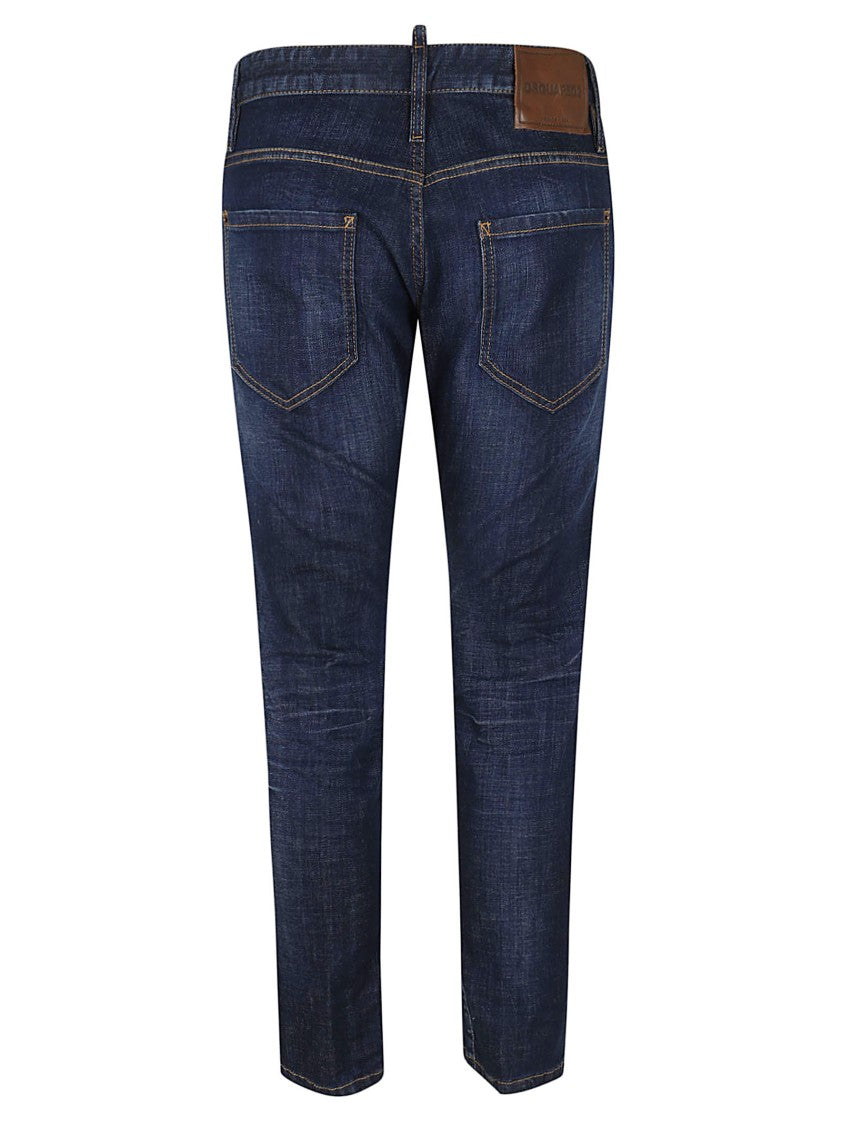 Dsquared2 Five-Pocket Slim Fit Jeans With Tapered Silhouette