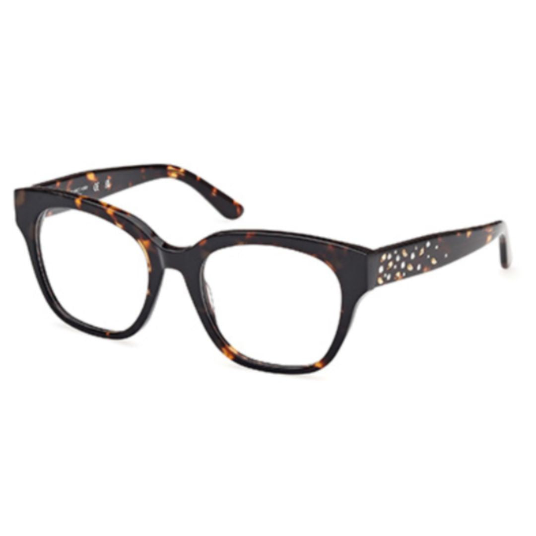 Guess By Marciano Gm50017 Rectangular Tortoiseshell-Patterned Acetate Eyeglasses