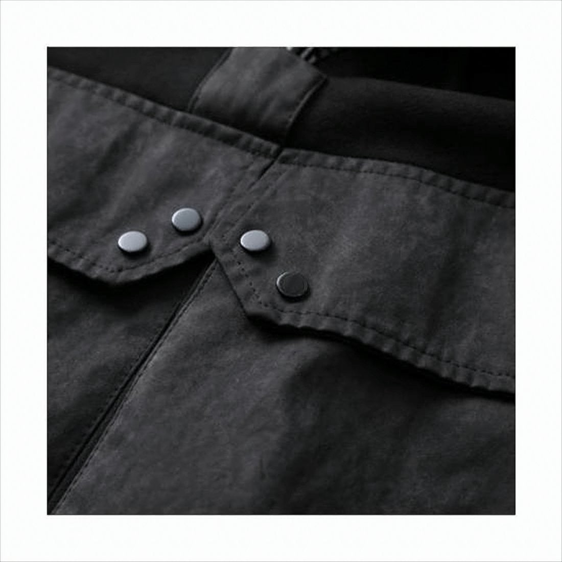 Ten C Relaxed-Fit Black Hoodie With Distinctive Side Patch