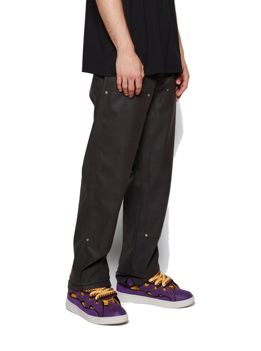 Lanvin Curb Sneakers Purple And Yellow